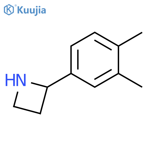 2-(3,4-dimethylphenyl)azetidine structure