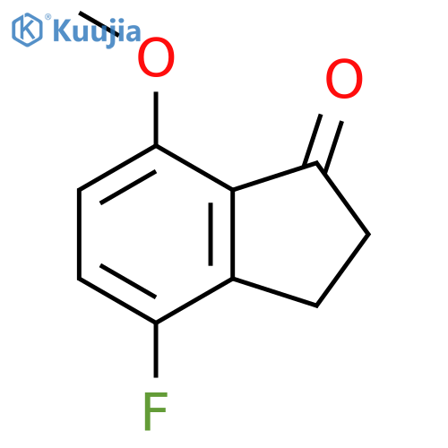 4-Fluoro-7-methoxy-2,3-dihydro-1H-inden-1-one structure
