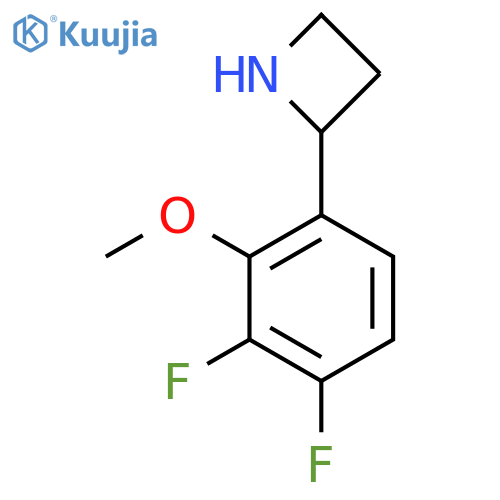 2-(3,4-Difluoro-2-methoxyphenyl)azetidine structure