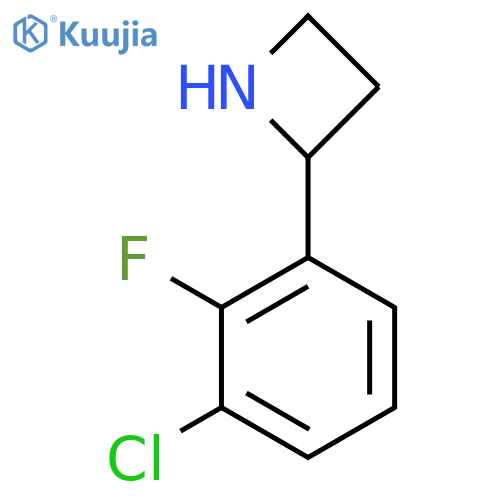 2-(3-chloro-2-fluorophenyl)azetidine structure
