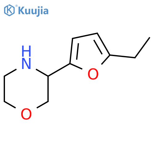 3-(5-ethylfuran-2-yl)morpholine structure