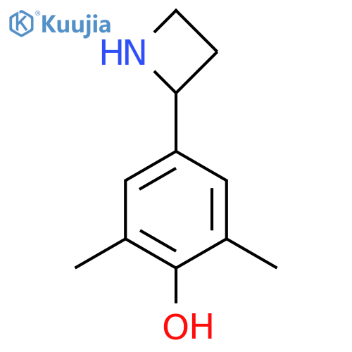 4-(azetidin-2-yl)-2,6-dimethylphenol structure