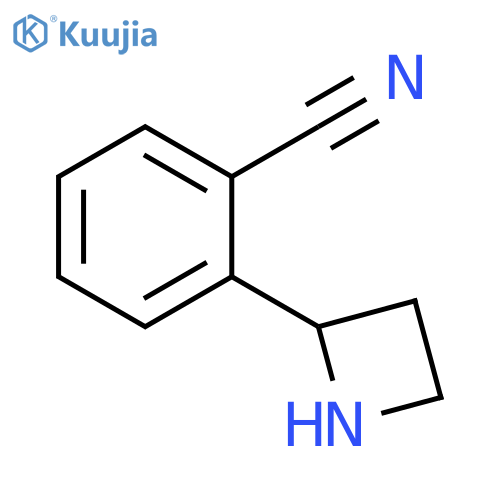 2-(azetidin-2-yl)benzonitrile structure