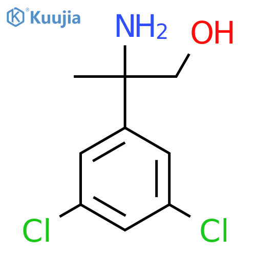 2-Amino-2-(3,5-dichlorophenyl)propan-1-ol structure