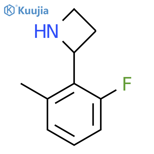 2-(2-fluoro-6-methylphenyl)azetidine structure
