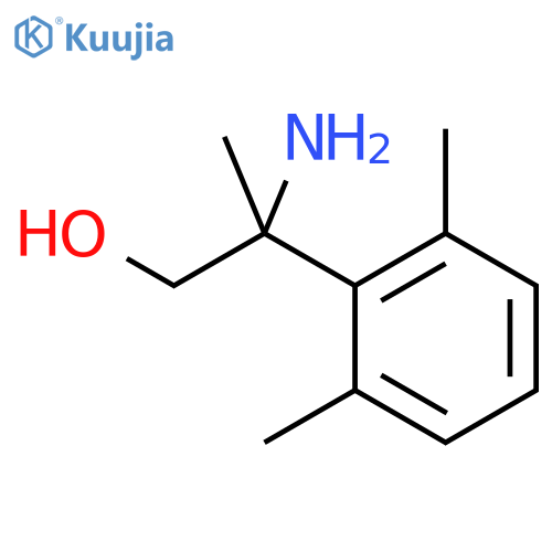 2-amino-2-(2,6-dimethylphenyl)propan-1-ol structure