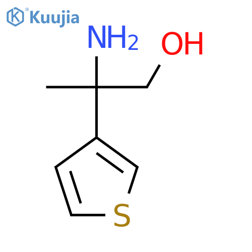 2-amino-2-(thiophen-3-yl)propan-1-ol structure
