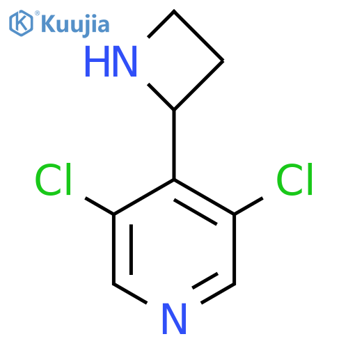4-(azetidin-2-yl)-3,5-dichloropyridine structure