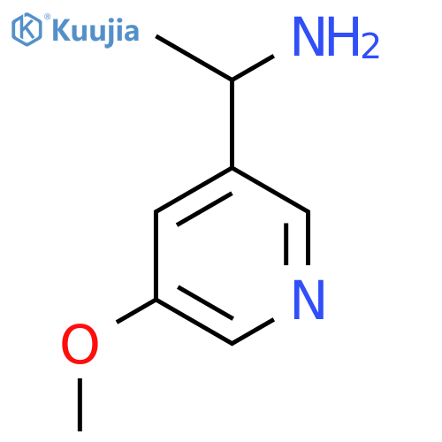 1-(5-methoxypyridin-3-yl)ethan-1-amine structure
