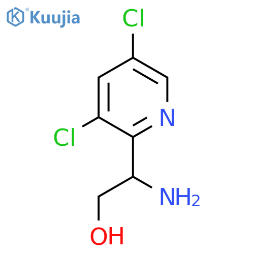 2-AMINO-2-(3,5-DICHLOROPYRIDIN-2-YL)ETHAN-1-OL structure