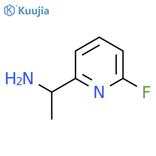 1-(6-Fluoropyridin-2-yl)ethan-1-amine structure