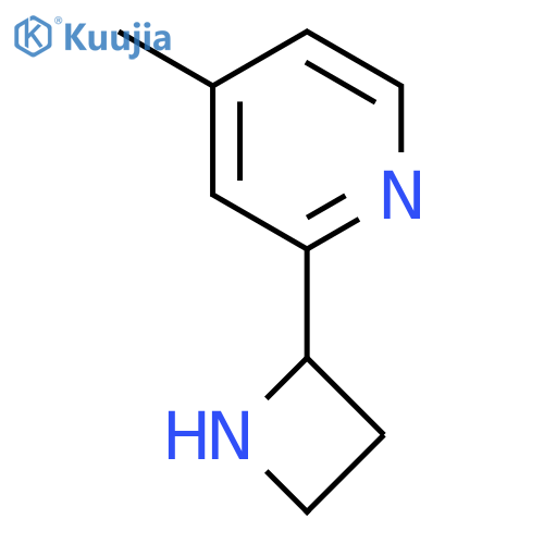 2-(azetidin-2-yl)-4-methylpyridine structure