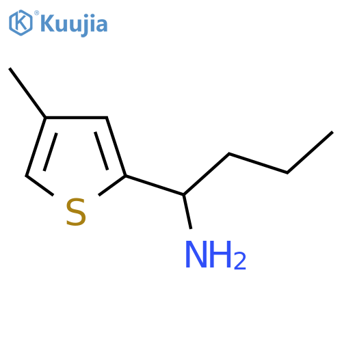 1-(4-methylthiophen-2-yl)butan-1-amine structure