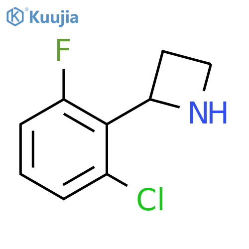 2-(2-chloro-6-fluorophenyl)azetidine structure