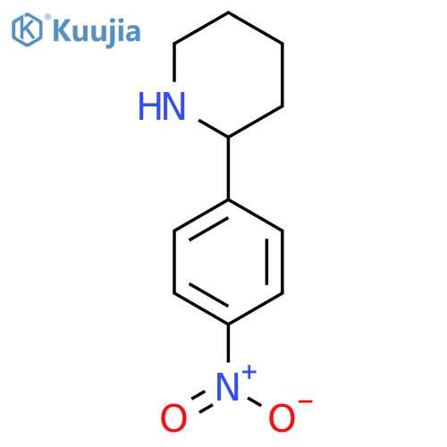 2-(4-nitrophenyl)piperidine structure