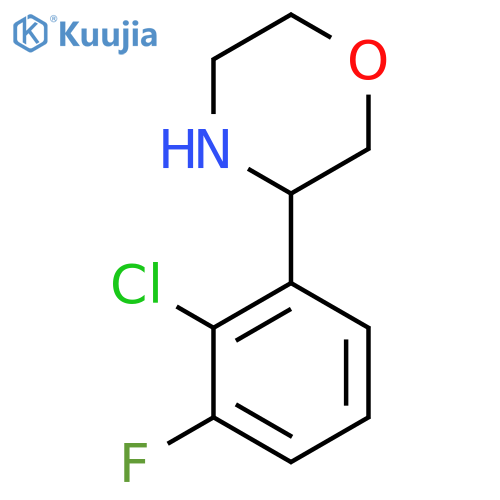 3-(2-CHLORO-3-FLUOROPHENYL)MORPHOLINE structure