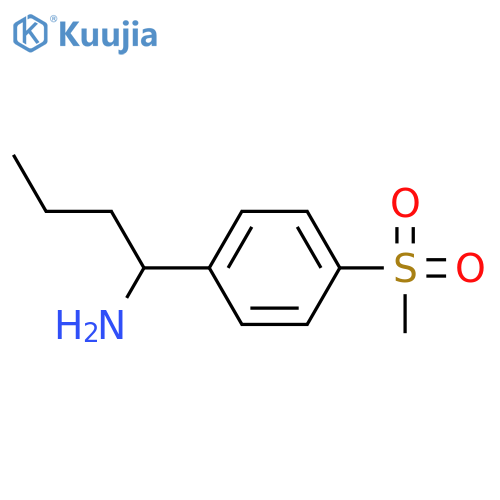1-(4-(METHYLSULFONYL)PHENYL)BUTAN-1-AMINE HCL structure