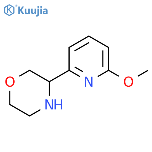 3-(6-methoxypyridin-2-yl)morpholine structure