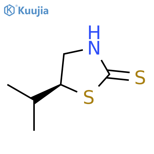 2-Thiazolidinethione,5-(1-methylethyl)-, (S)- (9CI) structure