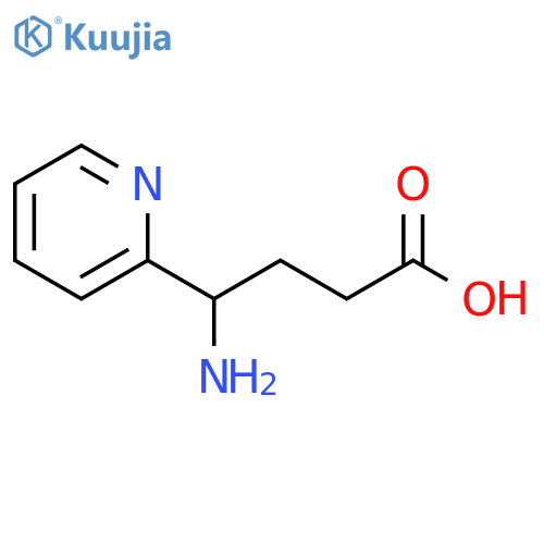 4-amino-4-(pyridin-2-yl)butanoic acid structure