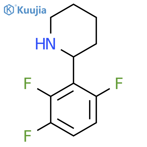 2-(2,3,6-trifluorophenyl)piperidine structure