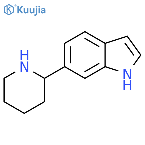 6-(piperidin-2-yl)-1H-indole structure
