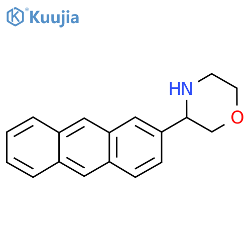 3-(2-ANTHRYL)MORPHOLINE structure