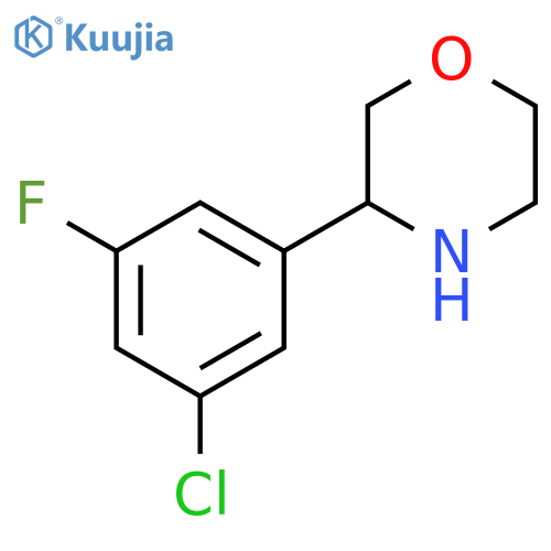 3-(3-CHLORO-5-FLUOROPHENYL)MORPHOLINE structure
