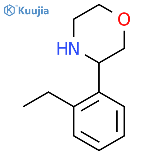 3-(2-ETHYLPHENYL)MORPHOLINE structure