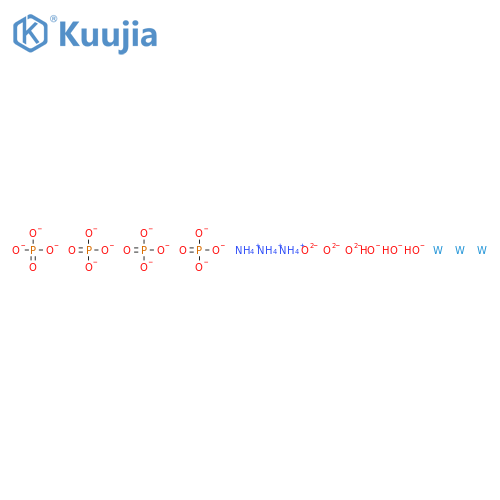 AMMONIUM PHOSPHOTUNGSTATE TRIHYDRATE structure
