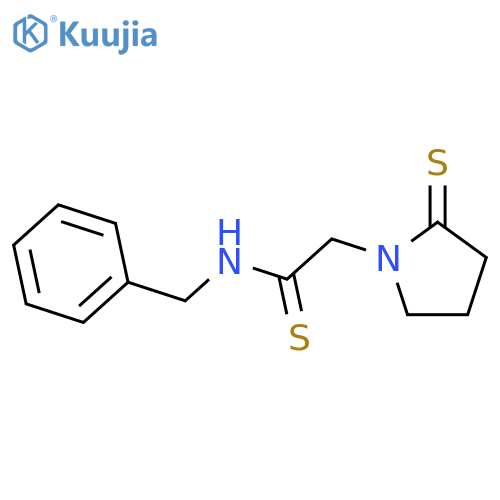 1-Pyrrolidineethanethioamide,N-(phenylmethyl)-2-thioxo- structure