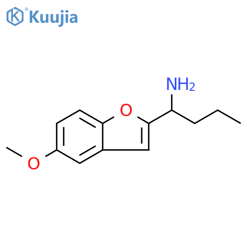 2-Benzofuranmethanamine, 5-methoxy-α-propyl- structure