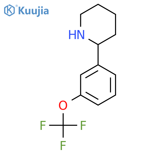 2-3-(trifluoromethoxy)phenylpiperidine structure