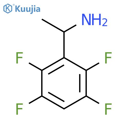 1-(2,3,5,6-tetrafluorophenyl)ethan-1-amine structure