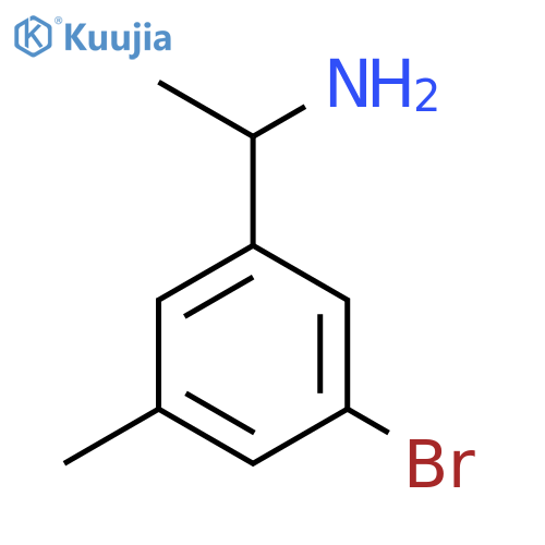 1-(3-Bromo-5-methylphenyl)ethan-1-amine structure