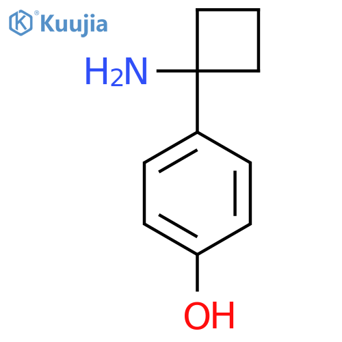 4-(1-aminocyclobutyl)phenol structure