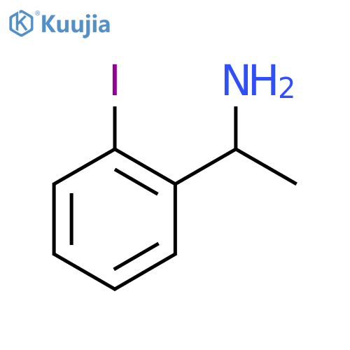 Benzenemethanamine, 2-iodo-α-methyl- structure