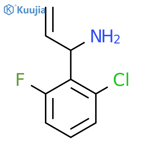 1-(2-CHLORO-6-FLUOROPHENYL)PROP-2-EN-1-AMINE structure