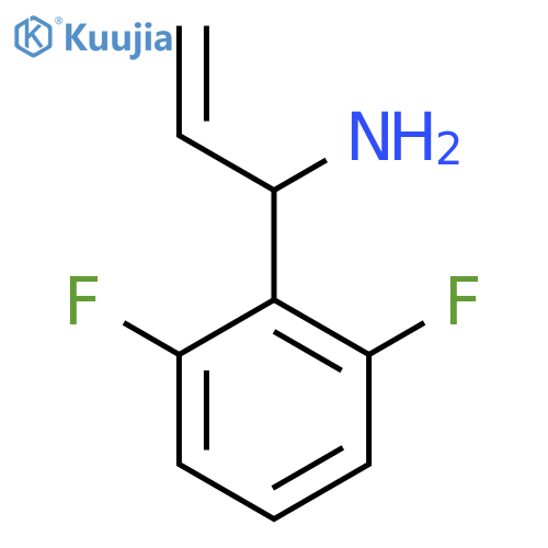 1-(2,6-DIFLUOROPHENYL)PROP-2-EN-1-AMINE structure