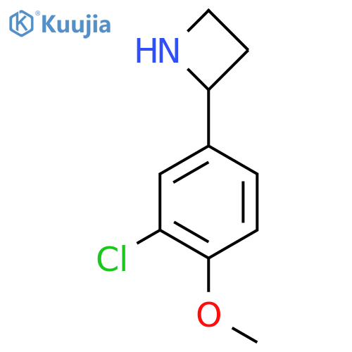 2-(3-chloro-4-methoxyphenyl)azetidine structure