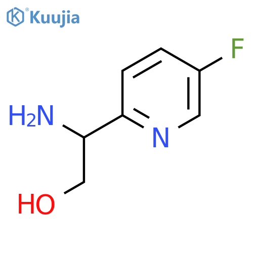 2-Amino-2-(5-fluoropyridin-2-yl)ethan-1-ol structure