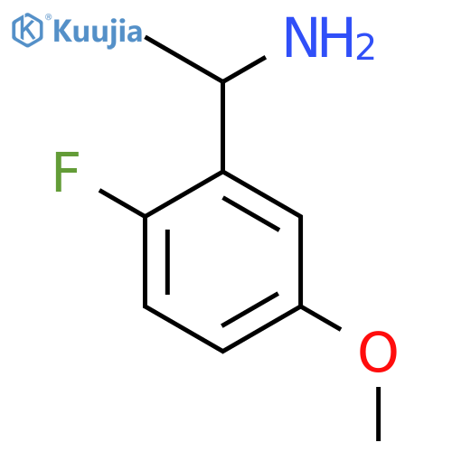 1-(2-Fluoro-5-methoxyphenyl)ethan-1-amine structure