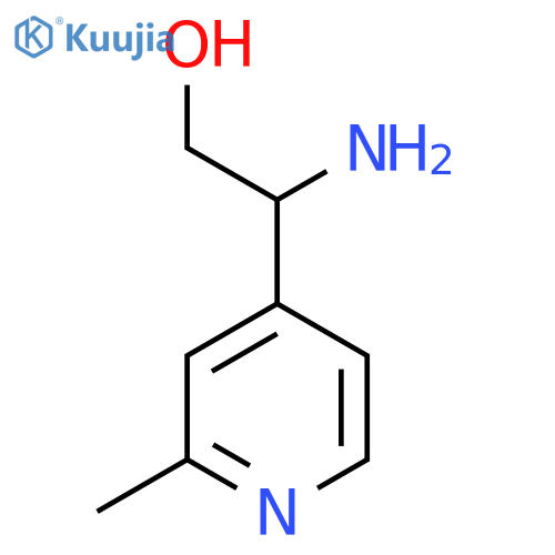 2-AMINO-2-(2-METHYLPYRIDIN-4-YL)ETHAN-1-OL structure