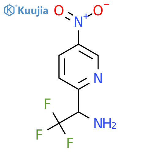 2,2,2-trifluoro-1-(5-nitropyridin-2-yl)ethan-1-amine structure