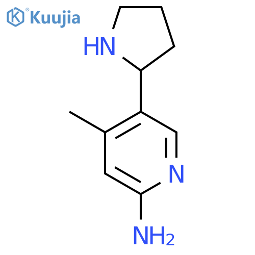 4-Methyl-5-(pyrrolidin-2-yl)pyridin-2-amine structure
