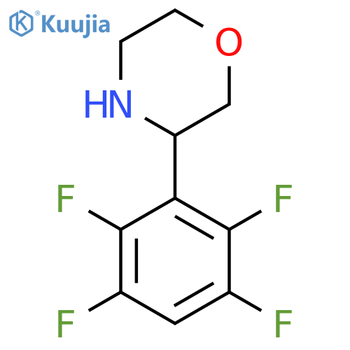 3-(2,3,5,6-tetrafluorophenyl)morpholine structure