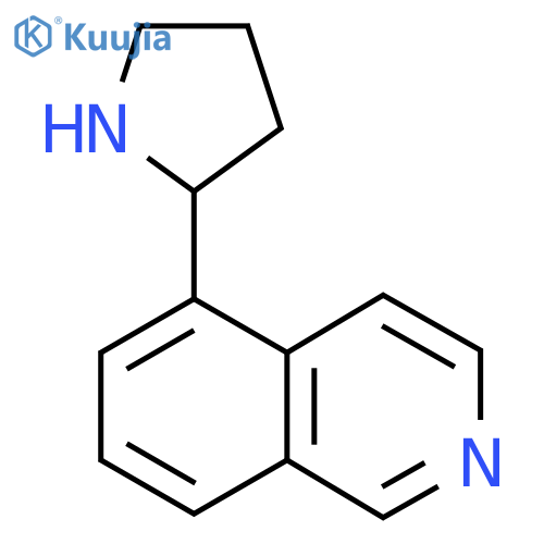 5-(PYRROLIDIN-2-YL)ISOQUINOLINE structure