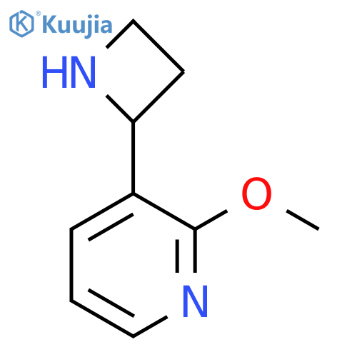 3-(azetidin-2-yl)-2-methoxypyridine structure
