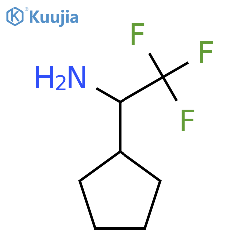 1-cyclopentyl-2,2,2-trifluoroethan-1-amine structure