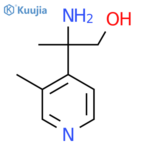 2-Amino-2-(3-methylpyridin-4-yl)propan-1-ol structure